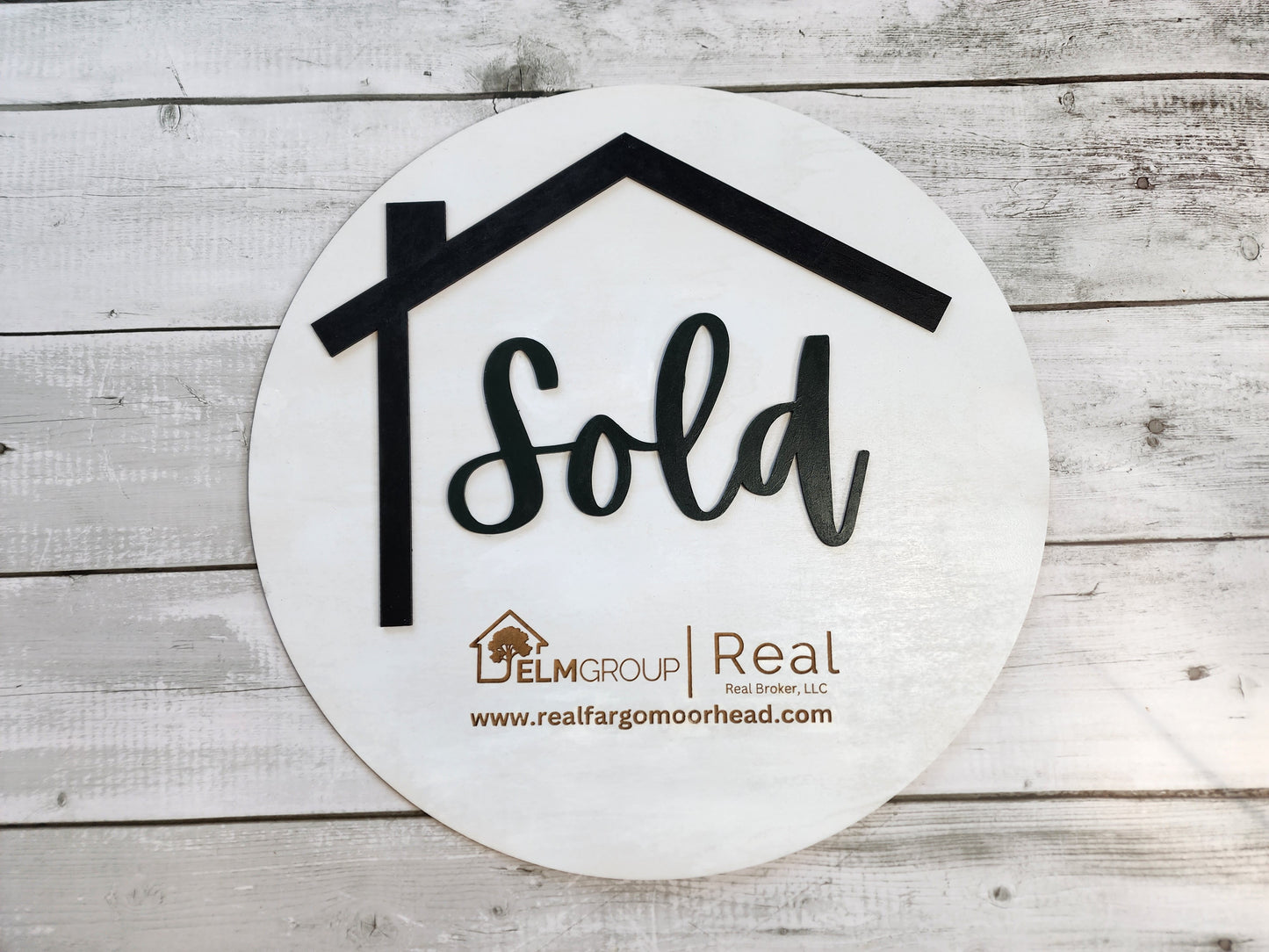 Realtor Sold Sign | 18 Inch Round